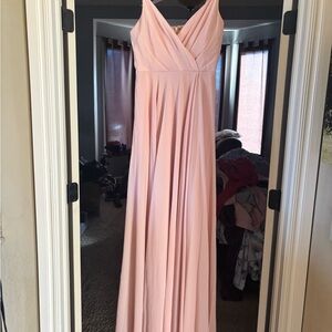 Lulu's Blush Pink Maxi Dress